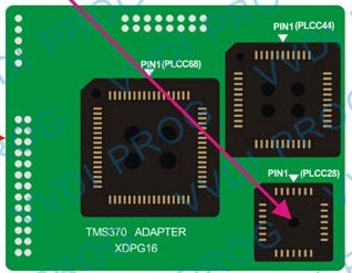 Xhorse VVDI Prog TMS370 (PLCC28\PLCC44\PLCC68) Adapter