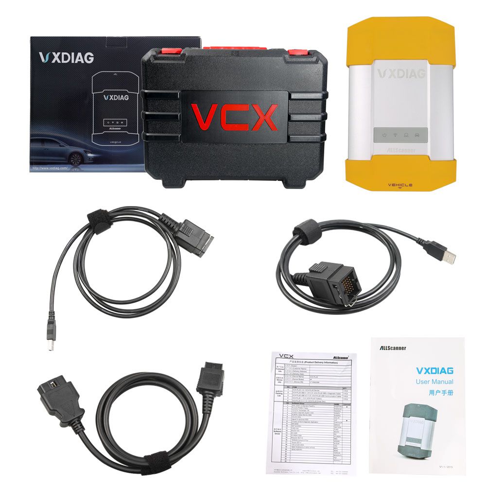VXDIAG VCX DoIP Jaguar Land Rover Diagnostic Tool with V166 JLR SDD Software HDD