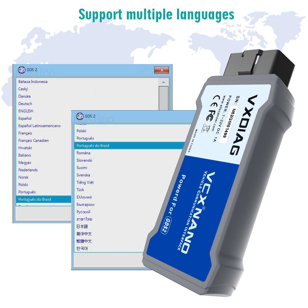 USB Version VXDIAG VCX Nano for GM And OPEL Diagnostic Tool