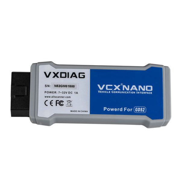 VXDIAG VCX NANO for GM/OPEL GDS2 Diagnostic Tool GDS2:V2016.1.0 Tech2 win: V33.003