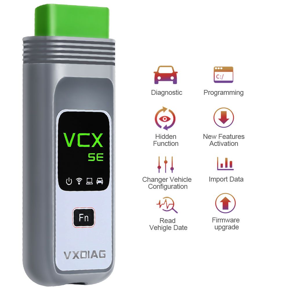 VXDIAG VCX SE Pro Diagnostic Tool with 3 Free Car License GM /Ford /Mazda /VW /Audi /Honda /Volvo /Toyota /JLR /Subaru