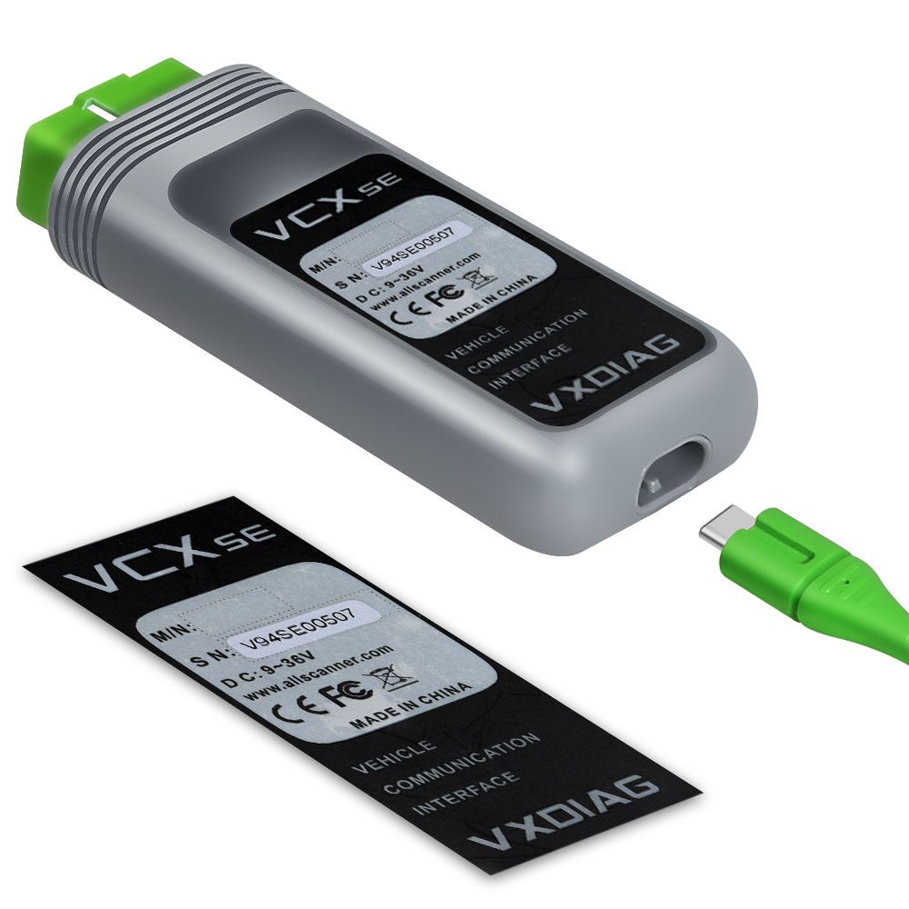 VXDIAG VCX SE Pro Diagnostic Tool with 3 Free Car License GM /Ford /Mazda /VW /Audi /Honda /Volvo /Toyota /JLR /Subaru