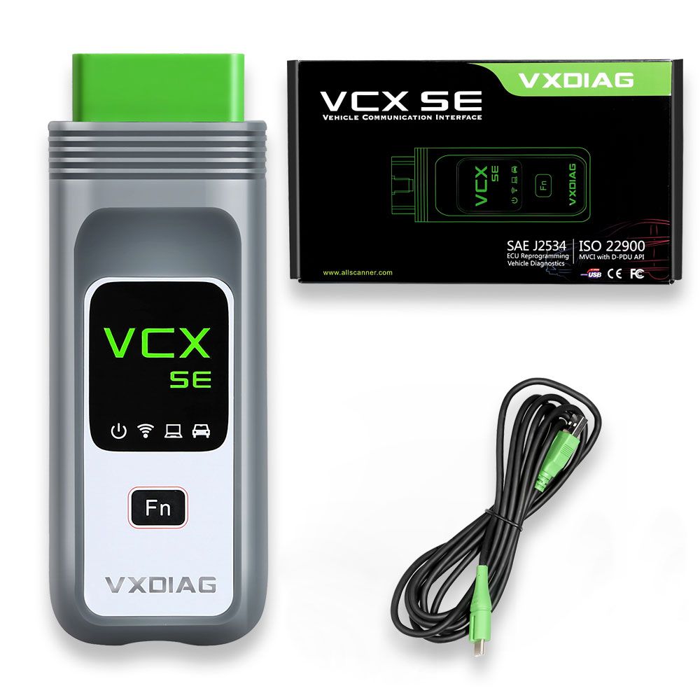 VXDIAG VCX SE Pro Diagnostic Tool with 3 Free Car Software GM/Ford/Mazda/VW/Audi/Honda/Volvo/Toyota/JLR/Subaru Mercedes Diagnostic auto