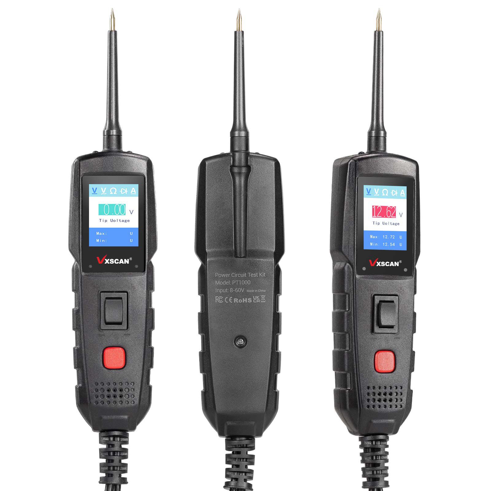 2024 VXSCAN PT1000 Electrical Tester DC/ AC/ Waveform/ Resistance/ Diode / Current Diagnostics