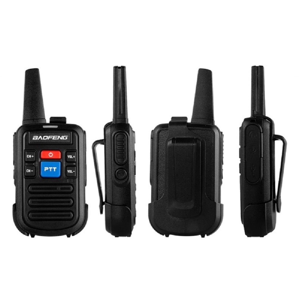 2 PCS Baofeng bf-c50 Mini Walkie Talkie Kids Portable Ham Radio Comunicador UHF PTT Woki Toki Handy Two Way Radio HF Transceiver