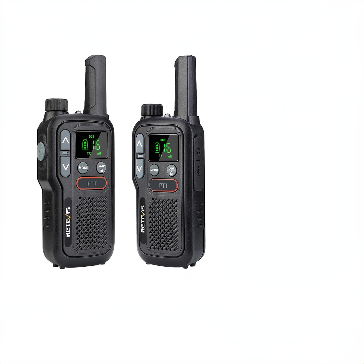 Retevis RB618 Mini Walkie Talkie Rechargeable Walkie-Talkies PTT PMR446 Long Range Portable Two-way Radio For Hunting