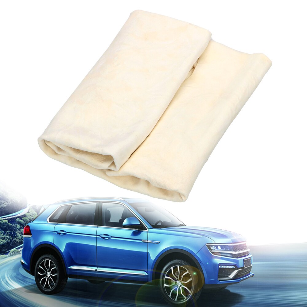 Wash Suede Natural Chamois Leather Car Wash Towel Car Cleaning Cloth Absorbent Quick Dry Towel Genuine Leather 5 Size
