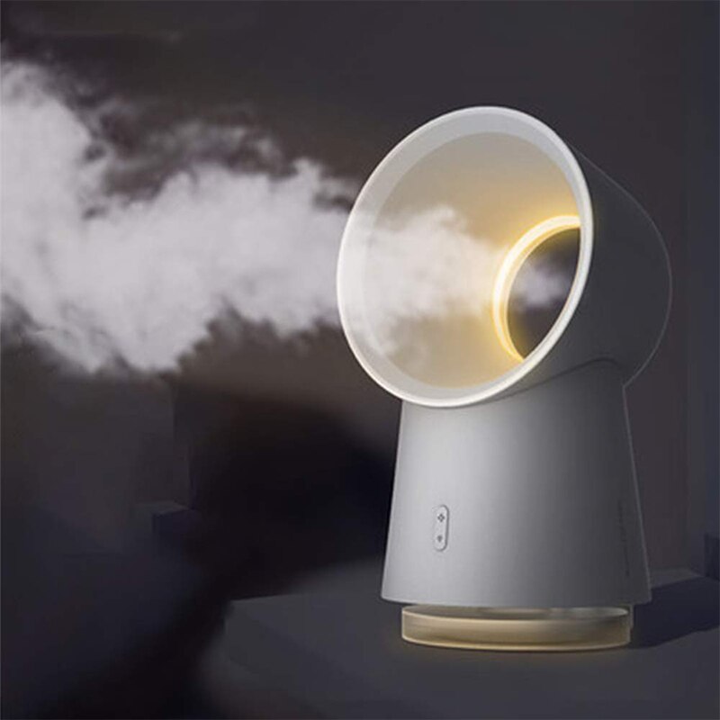 Water-Cooled Air Conditioning Fan USB Portable Desktop Bladeless Fan Spray Humidification Aromatherapy Home Office Air Cooler