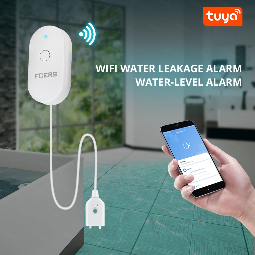 Water Leakage Detector Smart Home Alarm Tuya Smart Water level Sensor Home Alarm System Water Leak Security Alarm System