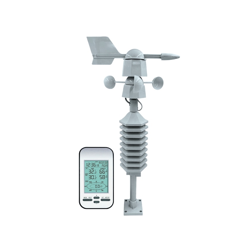 Professional Wireless Weather Station Anemometer Out Wind Speed Direction Sensor Digital Wind Chill Temperature Humidity Meter