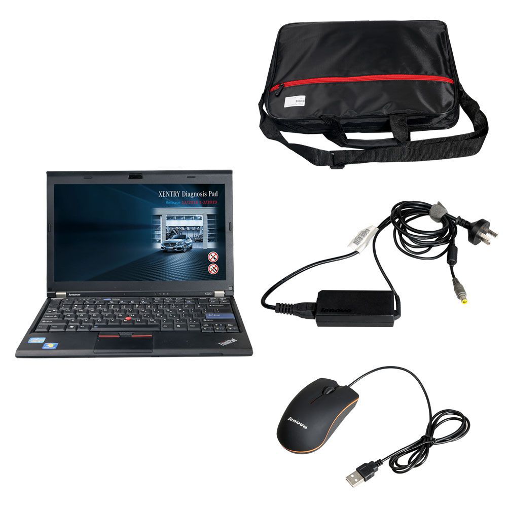 V2022.9 Wifi Benz C6 OEM DOIP Xentry Diagnostic VCI with Keygen Plus Lenovo X220 Laptop with 500GB Sofware HDD