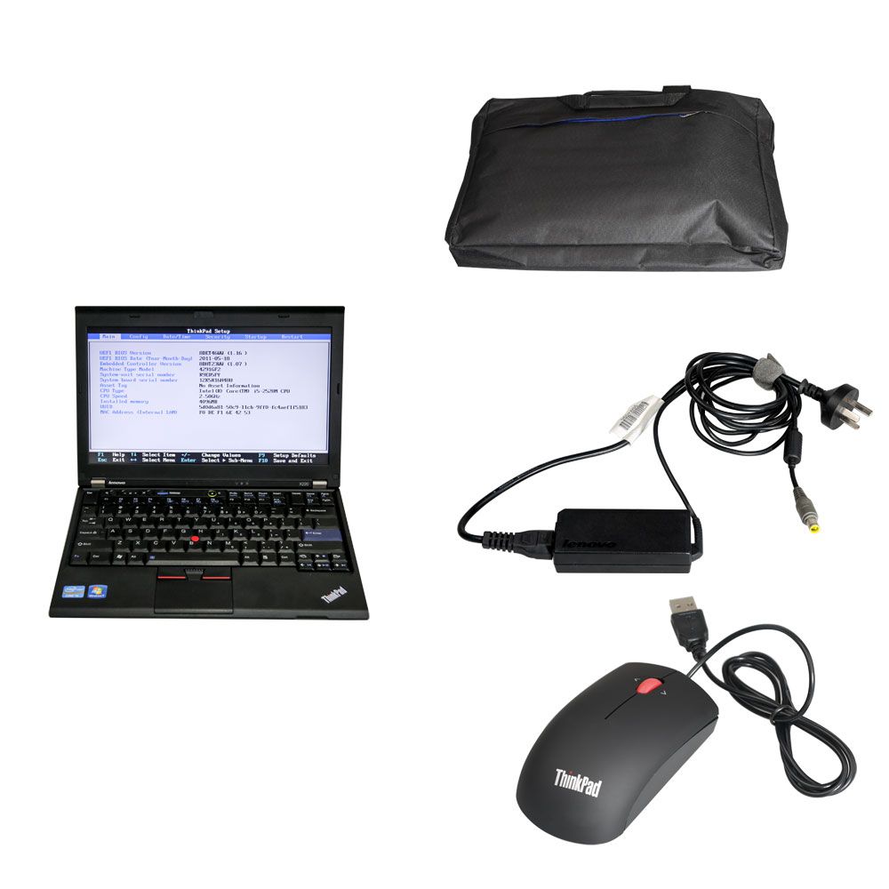 V2021.09 Wifi BMW ICOM NEXT A + B +C with Laptop Lenovo X220 I5 CPU 1.8GHz 4GB Memory