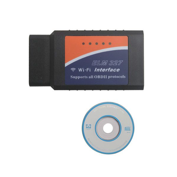WIFI ELM327 Wireless OBD2 Auto Scanner Adapter Scan Tool for iPhone iPad iPod Software V2.1 Hardware V1.5