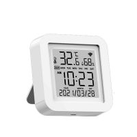 WIFI Temperature And Humidity Sensor Indoor Hygrometer Thermometer With LCD Display Weather Station for Alexa Google Home