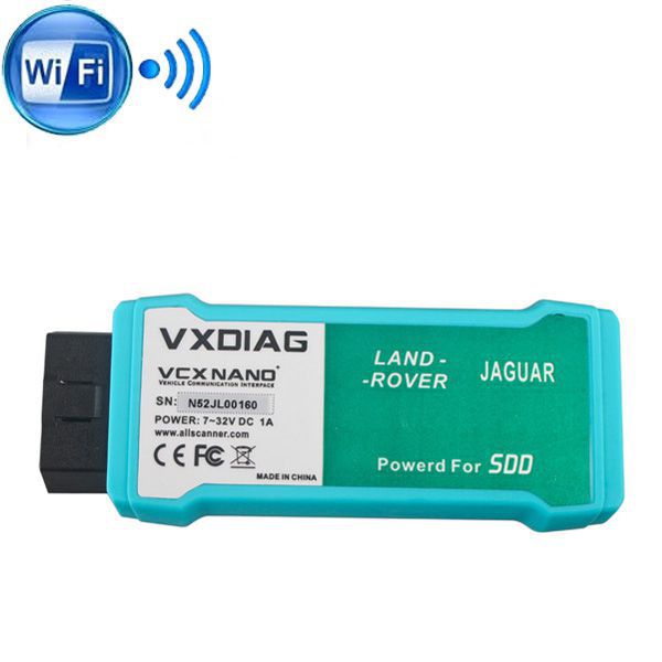 WIFI version VXDIAG VCX NANO for Land Rover and Jaguar Software V158