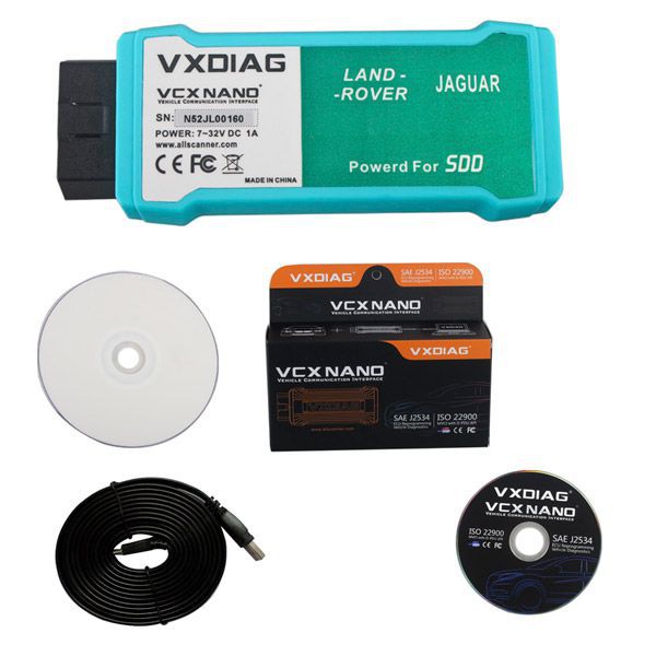 VXDIAG VCX NANO for Land Rover and Jaguar WIFI Version