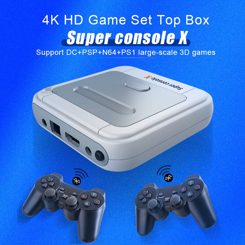 WIFI Video Game Console Built-in 40000+ Classic Game Support 4 Players HD Output Retro Game Console For PSP/PS1/N64/DC