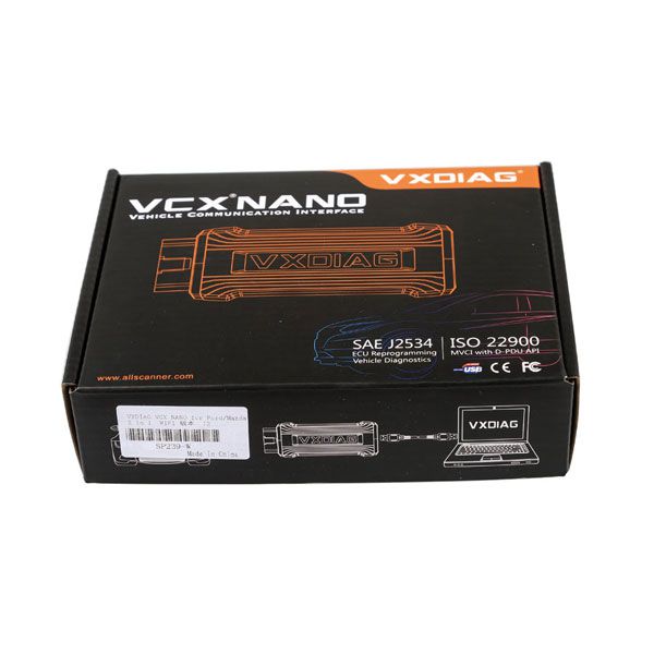 VXDIAG VCX NANO for Ford/Mazda 2 in 1 with IDS V129 Wifi Version