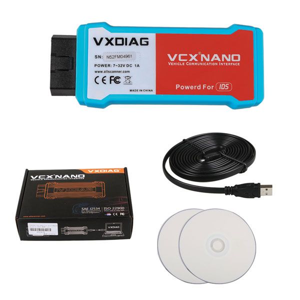 VXDIAG VCX NANO for Ford/Mazda 2 in 1 with IDS V129 Wifi Version