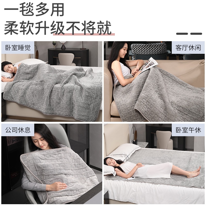 Winter Electric Blanket Machine Washable One Seat Heating Blanket Thermal Cover Heated Bed Manta Termica Blanket Warmer Blankets