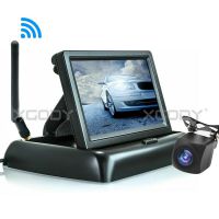 Wireless Digital Rearview Camera + 4.3 "LCD Monitor Screen Foldable Passenger Car TFT Display