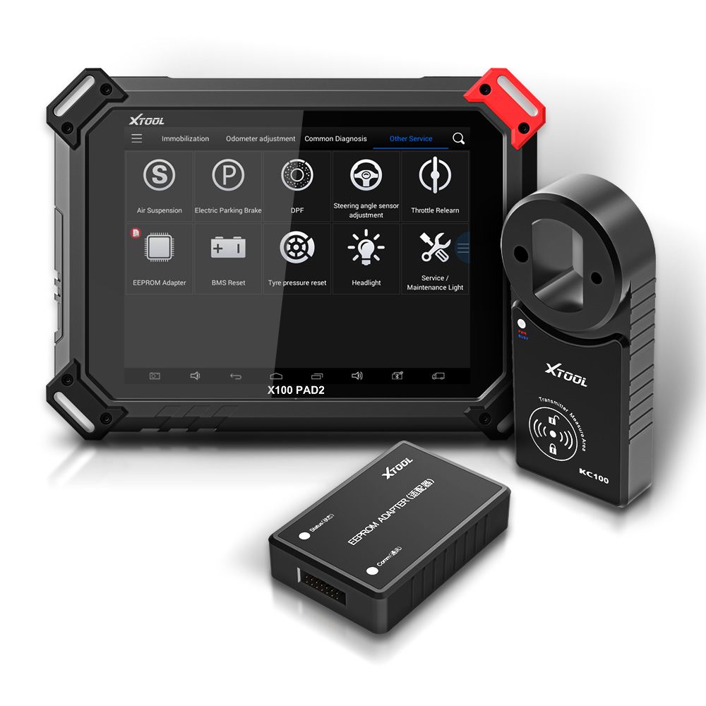 XTOOL X100 PAD2 Pro with Car KC100 Programmer With Automotivo Diagnostic  Full Configuration Support VW 4th & 5th IMMO & Special Functions