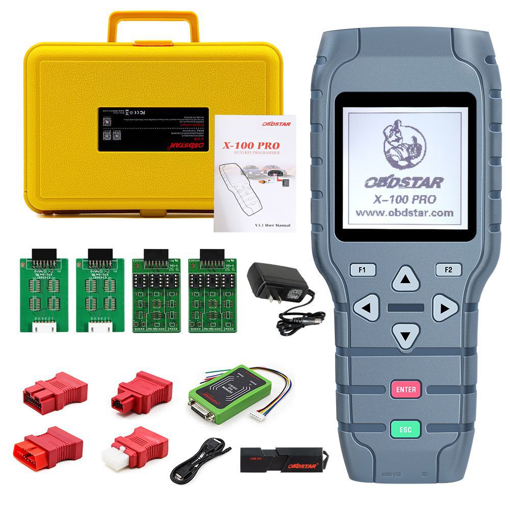 OBDSTAR X-100 X100 PRO Auto Key Programmer (C+D) Type for IMMO+Odometer+OBD Software