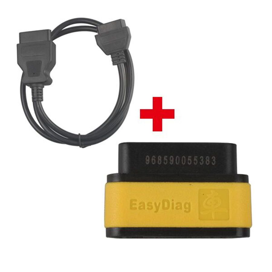 Original Launch EasyDiag OBD2 Code Reader Plus OBD2 16Pin Male to Female Extension Cable
