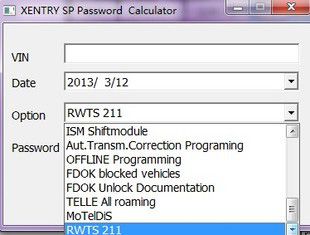 Xentry Special Function Password Keygen/Generator