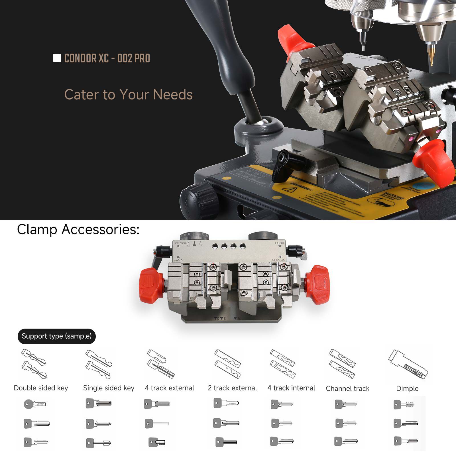 2024 Original Xhorse Condor XC-002 XC002 PRO Key Cutting Machine