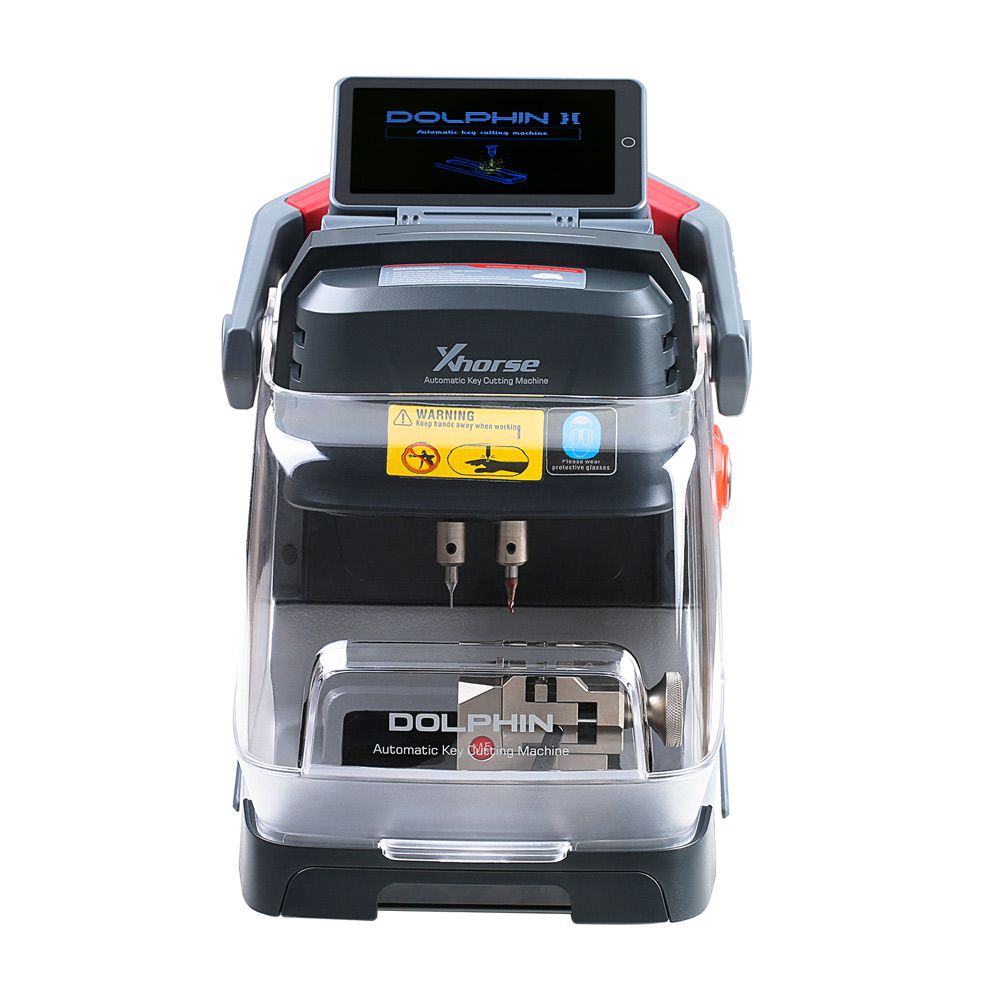 Xhorse Dolphin II XP-005L Automatic Portable Key Cutting Machine with Adjustable Screen and Built-in Battery