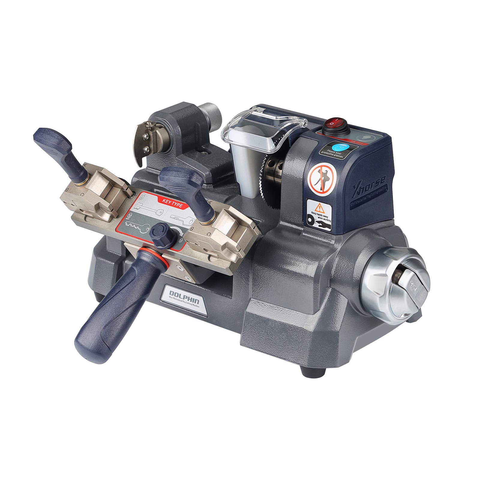  2025 Xhorse Dolphin XP-008 XP008 Key Cutting Machine Mini Mechanical for Special Bit/ Double Bit Keys
