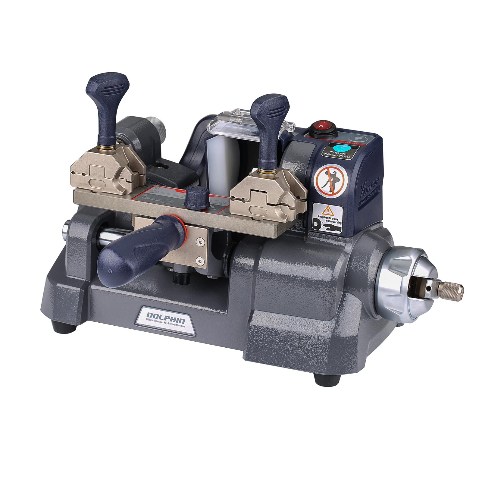  2025 Xhorse Dolphin XP-008 XP008 Key Cutting Machine Mini Mechanical for Special Bit/ Double Bit Keys