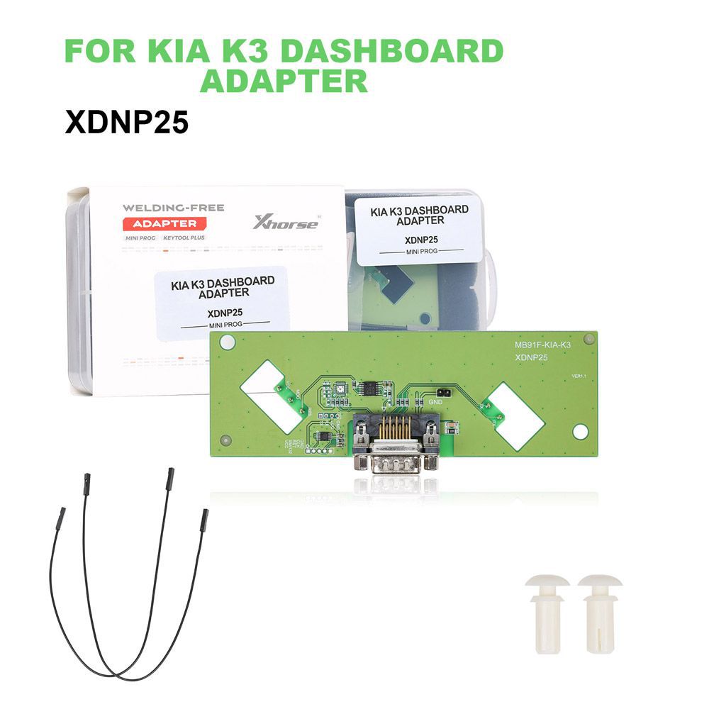 Xhorse Solder-Free Adapters and Cables Full Set XDNPP0CH 16pcs Work with MINI PROG and KEY TOOL PLUS