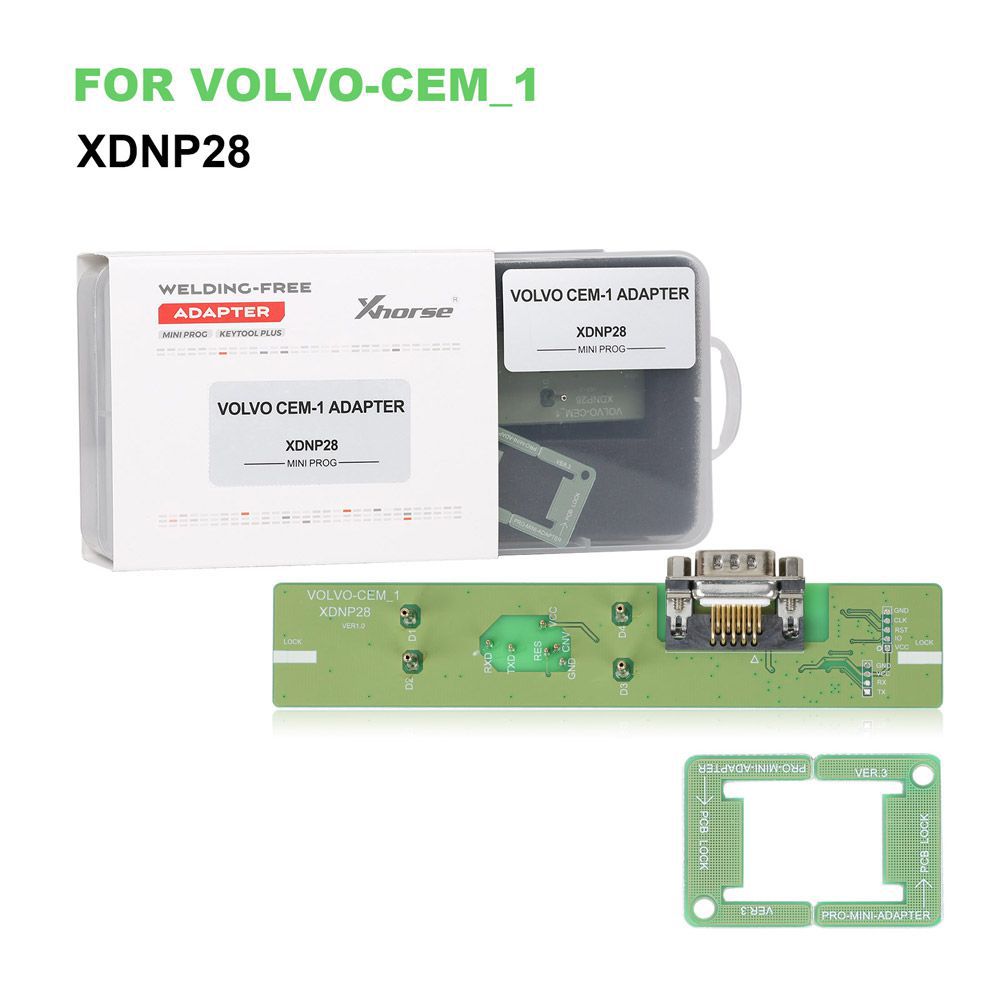 Xhorse Solder-Free Adapters and Cables Full Set XDNPP0CH 16pcs Work with MINI PROG and KEY TOOL PLUS