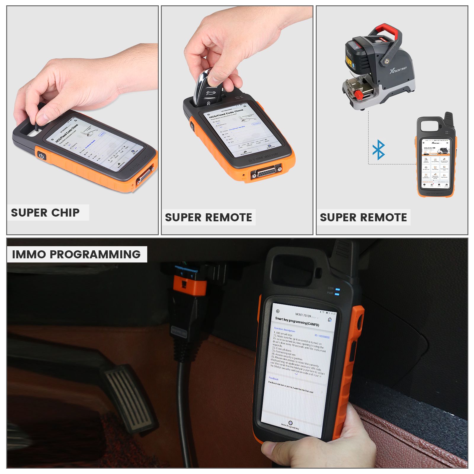 Newest Xhorse VVDI Key Tool Max Pro With MINI OBD Tool Function Support CAN FD/ Voltage and Leakage Current