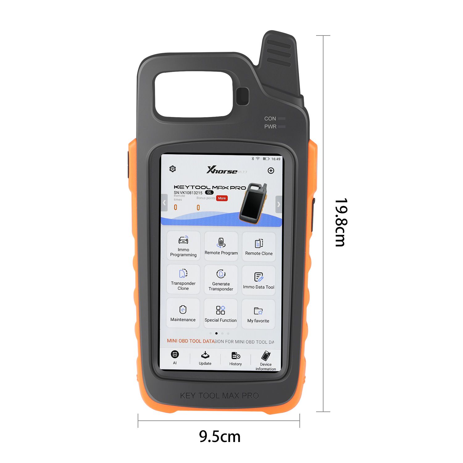 2023 Newest Xhorse VVDI Key Tool Max Pro With MINI OBD Tool Function Support Read Voltage and Leakage Current