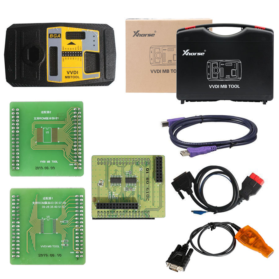 Special Functions Original Xhorse VVDI MB BGA TooL V5.1.0 Benz Key Programmer with Free Benz ECU Test Adaptor