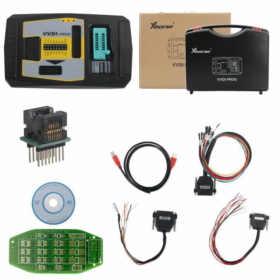 Original V4.9.4 Xhorse VVDI PROG Programmer with Land Rover KVM Adapter without Soldering