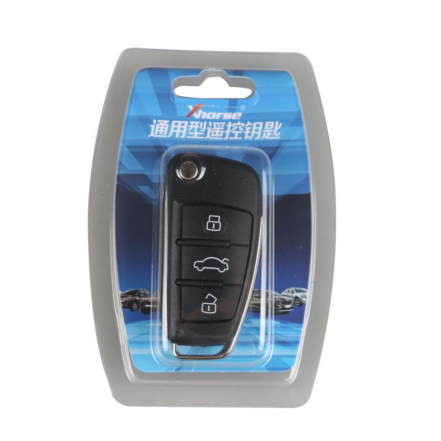 XHORSE VVDI2 Audi A6L Q7 Type Universal Remote Key 3 Buttons (Individually Packaged)