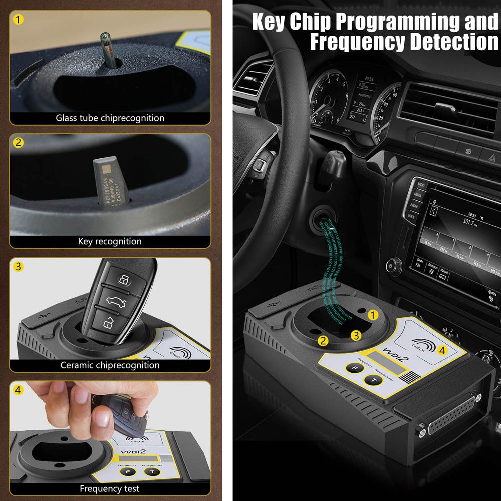 V7.3.6 Xhorse VVDI2 Full Kit with All 13 Software including OBD48 + 96bit 48 + MQB + BMW FEM/BDC