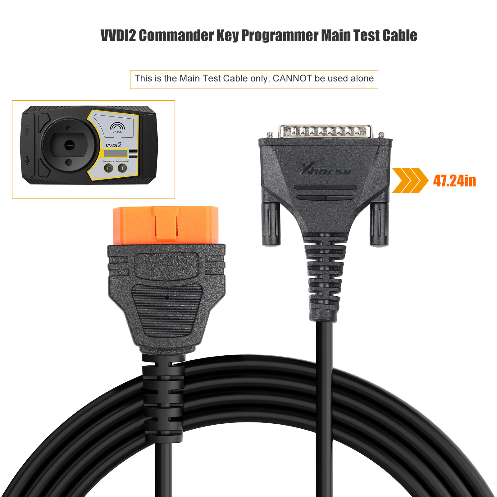 VVDI2 Main Test Cable for XHORSE VVDI 2 Commander Key Programmer