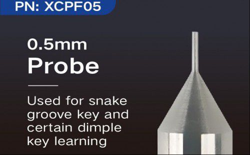 Xhorse XCPF05GL 0.5mm Probe for Snake Probe Groove Key and Certain Dimple Key Learning 5pcs/lot