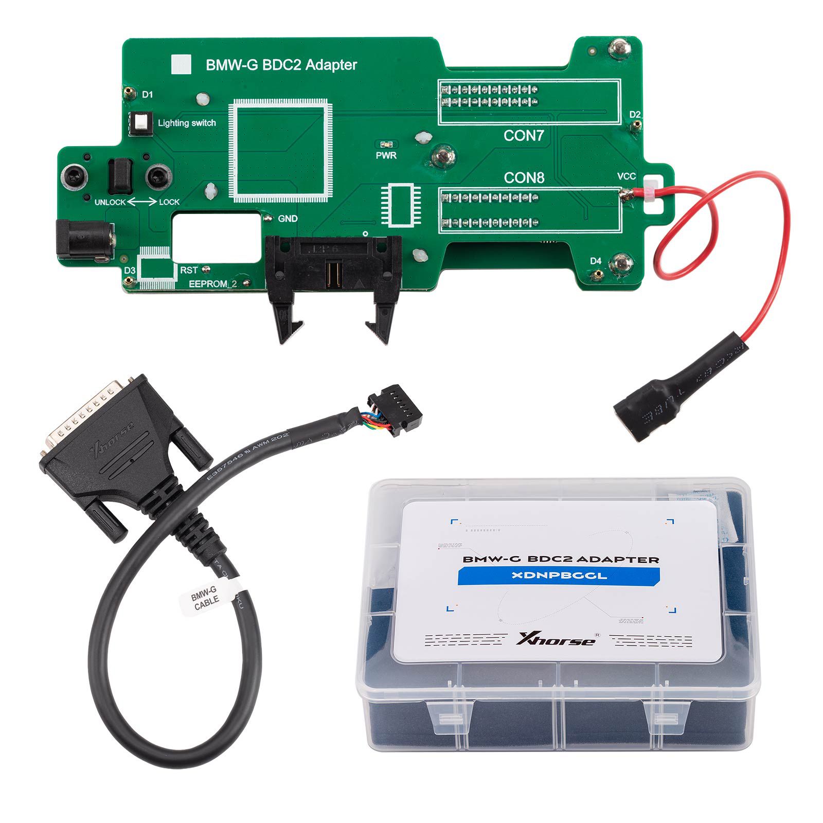2025 Xhorse XDNPBGGL BMW G Series BDC2 Adapter with Free BMW G-Chassis-BDC2 License for Key Tool Plus PAD, VVDI2 and MIDI Advanced Version