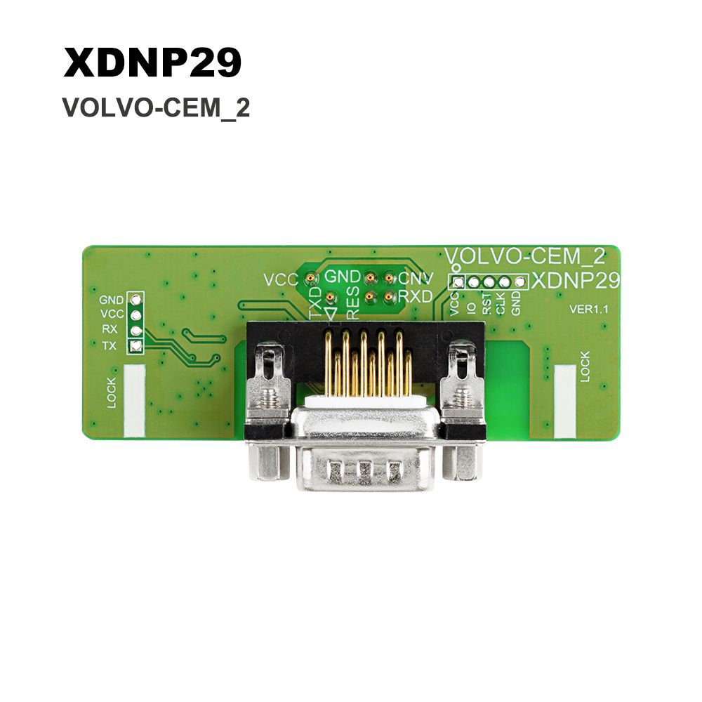 Xhorse XDNPP2 Solder-Free Adapters for Volvo 3pcs Work with MINI PROG and KEY TOOL PLUS