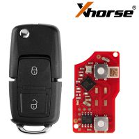 XHORSE XKB528EN B5 Style Two Buttons Folding Key Second Generation Universal Remote 5pcs/lot