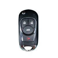 Xhorse XKBU02EN Wire Flip Universal Remote Key Buick Style 4 Buttons for VVDI VVDI2 Key Tool English Version 5pcs/lot