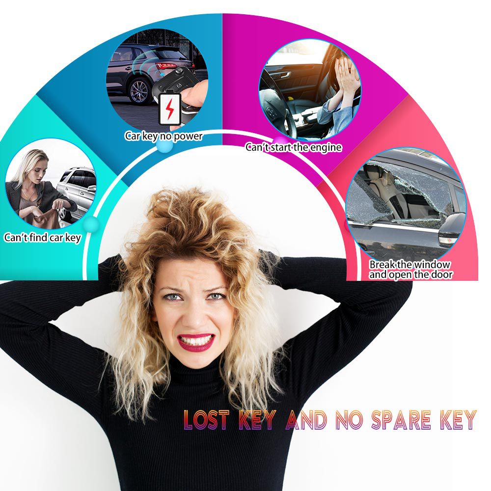  2023 Newest Xhorse XKCD02EN 4 Buttons Wire Remote for Cadillac Style 5pcs/lot