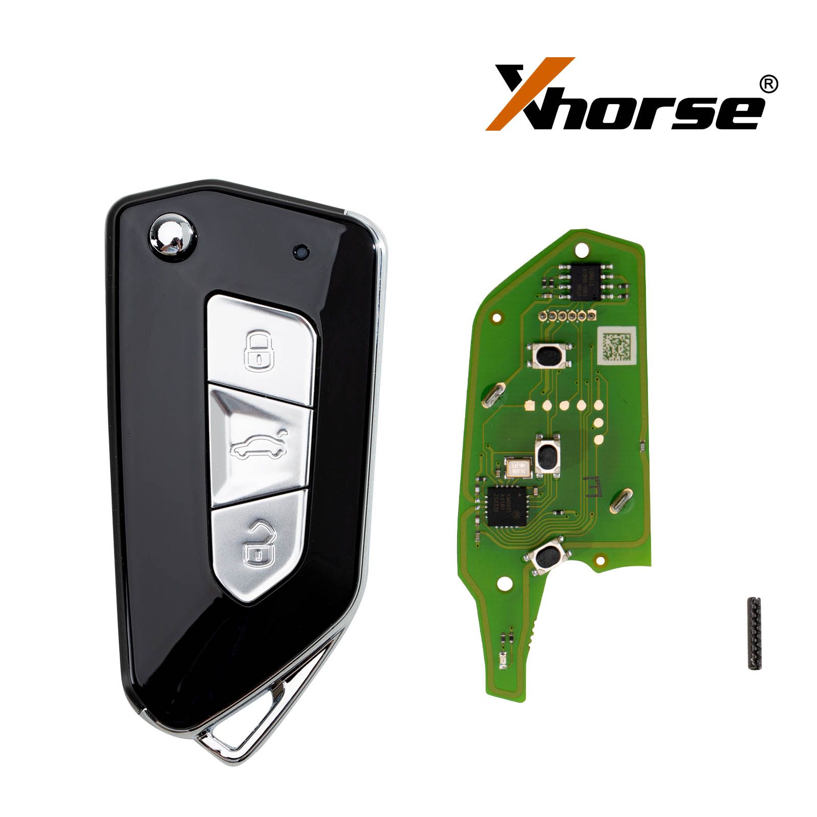 XHORSE XKGA82EN Electroplated Matte Buttons GAO8 Style Universal Wired Remote 5pcs/lot