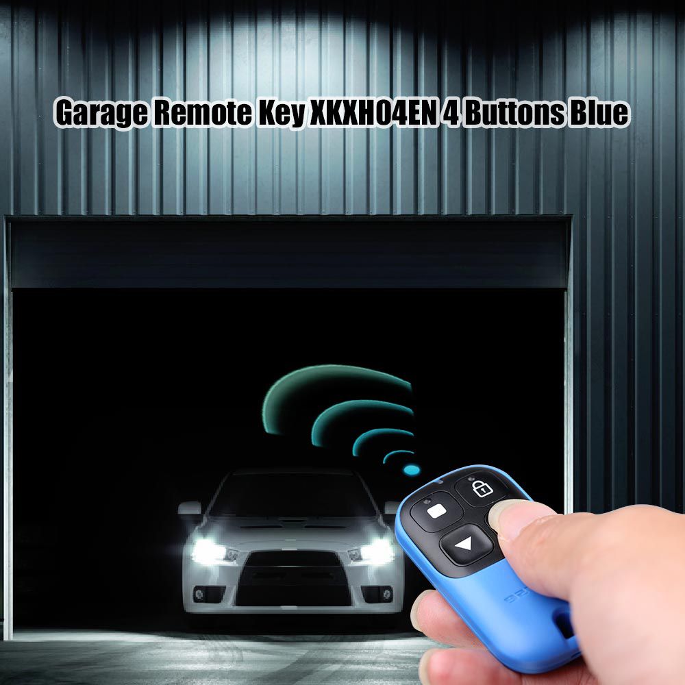 Xhorse XKXH04EN Garage Remote Key 4 Buttons Blue 5pcs/lot